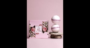 Luxurious Peony Bath Bomb With Vitamin E – Set of 4 Bombs