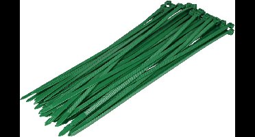 Kabelbinders groen - 7.8 x 370 mm - Tiewraps - Tieraps - 50 delig - Hofftech