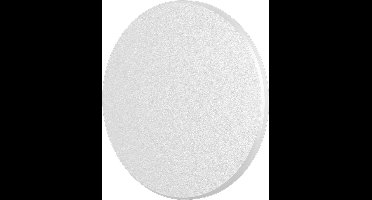 LED Wandlamp - Kingtron Plinto - 8W 760lm - Helder/Koud Wit 6000K - Rondom Verlicht - Voor Buiten en Binnen - Waterdicht IP65 - Rond - Wit