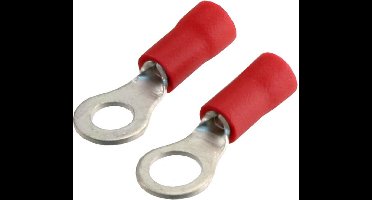 Q-link kabelschoen ringmodel, 6 x m4/6 x m5 rood