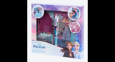 Disney Frozen Super Dagboek Deco Set met Diamond Painting voor kinderen vanaf 3 jaar
