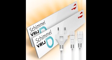 Schimmel-DRY DH-WHI-SDRY-SET - Schimmel Verwijderaar - - Schimmelvreter - Anti Schimmel - Wand Ontvochtiger - Badkamer Schimmelreiniger - Huis