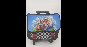 Super Mario boekentas met wieltjes - 38 cm