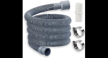 WiseGoods Premium Wasmachine Slang 2M - Slangen Voor Wasmachines / Vaatwassers - Reparatie Vaatwasser - Afvoerslang - Afvoer 20mm