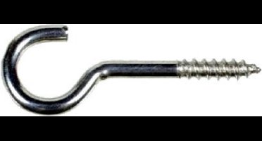 Hoenderdaal plafondhaak 3,3x40/16mm verzinkt met haak Ø26mm deeldraad - 100 stuks (8211.01.04001)
