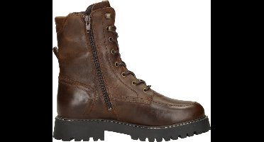 Palpa Stela Veterschoenen Hoog - Cognac - Maat 37