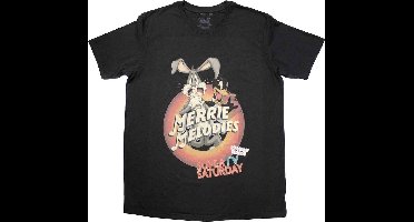 Looney Tunes - Merrie Melodies Heren T-shirt - S - Zwart