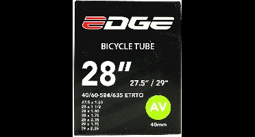 Fiets Binnenband Edge 27.5/28 / 29" Inch (40/60-584/635) Autoventiel 40mm