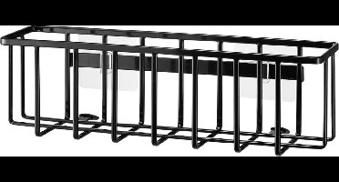 Yamazaki Zelfklevend Gootsteen/Wastafel Mandje - L - Tower - Zwart