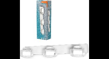 LEDVANCE ORBIS Flame wand- en plafondlamp met LED, wit, 16,5W, 1050lm, 3000/4000K, kleurtemperatuur instelbaar via wandschakelaar (koud wit/warm wit), IP44 bescherming tegen vreemde voorwerpen en spatwater