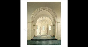 Wenskaart - De absis van de Romaanse kerk - Henk Helmantel