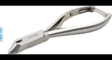 MEDLUXY® - Nageltang - Koptang - bek Halfrond 'Half Moon' - 14 cm - 13 mm - Satin - Slim - (Kopknipper, Dwarssnittang, Nageltang, Nagelknipper) [MP0210]