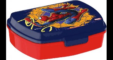 Marvel Spider-man Broodtrommel - Lunchtrommel - Schooltrommel - 20 x 8 CM - Spiderman