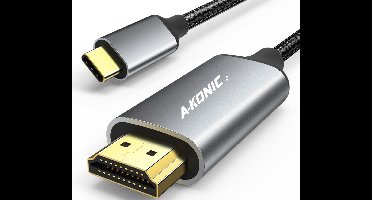 USB C naar HDMI kabel - USB C HDMI kabel - HDMI naar USB C kabel - 4K Ultra HD - Premium