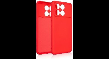 Beline siliconen hoesje voor Xiaomi Poco F6 Pro rood/ed