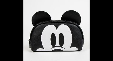 Mickey Mouse Disney Reistasje, Toilettasje - Met Prachtige Details en Schattige Oortjes van Mickey Mouse (10,5x23x5,5 cm)