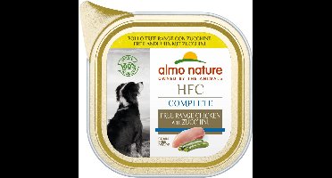 20x Almo Nature HFC Complete vrije uitloopkip natvoer hond 85 g