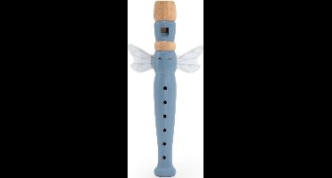 Label Label - Houten Fluit - Blauw - Muzikaal Speelgoed voor Kinderen - Speelt Verschillende Tonen - Geschikt voor Kindjes vanaf 18 Maanden