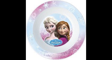 Disney Frozen bordje - 6x stuks - siep - D16 cm -kunststof - ontbijtbord -kinderbordje - peuterbordje - kinderen/peuters borden