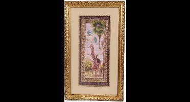 PIA Soft Toys schilderij Giraf - 40,5 cm x 67,5 cm