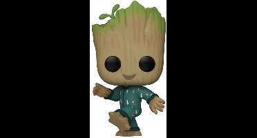 Marvel I Am Groot POP! - Dansende Groot in pyjama - 9 cm verzamelfiguur