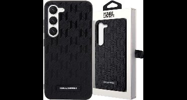 Karl - Lagerfeld - KLHCS23MSAKLHPK S23+ S916 hardcase koffer - zwart Saffiano Mono Metal Logo