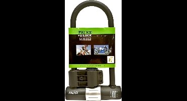 Falkx ART4 beugelslot - Zwart - Extra Groot Slot - 180x320mm - Inclusief Framehouder - Geschikt Voor Verzekering