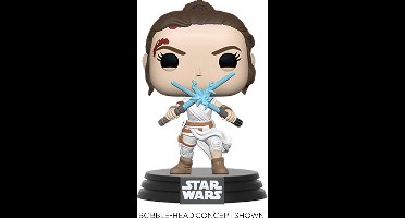 Star Wars Episode IX Rey POP! Vinyl Figure met 2 Lichtzwaarden - 9 cm