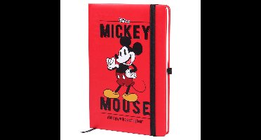 Notitie Boekje Mickey Mouse - A5 Rood