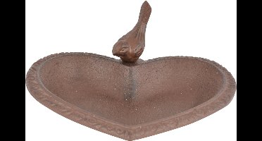 Voederschaal hartvorm - gietijzer