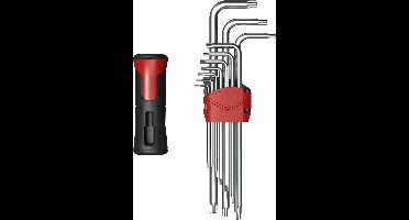 PARKSIDE Torx Sleutelset - De onmisbare set in je gereedschapskoffer - Torxsleutelset  - 11-delig - In opklapbare kunststof houder