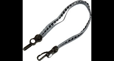 Dresco Bagagebinder met haken - Zwart/Grijs - 60 cm