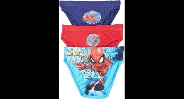 Spiderman slips - onderbroeken - ondergoed - set van 3 in box - maat 122/128 - 7/8 jaar