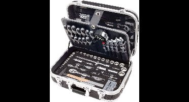 Kraftwerk 1050 Gereedschapskoffer - 228-delig - Clipsluiting - 3-laags