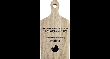 Borrelplank humor Basketballen voetballen en bitterballen