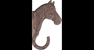 Haakje paard - Gietijzer - Roestbruin