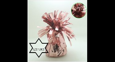 Ballon gewichtje 170 gr Licht Roze Kleur 12 stuks ( Rosé Gold ) , Verjaardag, Themafeest