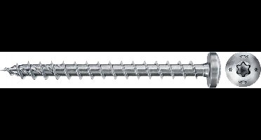Fischer 670237 spaanplaatschroef Power-Fast II 4,0 x 30 TX20 - bolkop - voldraad - blauw verzinkt (200st)