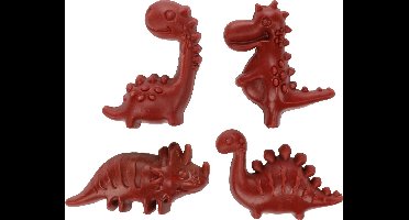VEGGIE DINO MET AARDBEI M 4ST 120GR