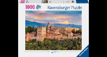 Ravensburger puzzel Alhambra Paleis Granada 1000 stukjes volwassenen.