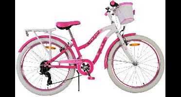Volare Lovely Kinderfiets - Meisjes - 24 inch - Roze - 7 Versnellingen