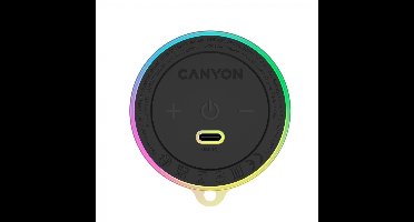 Canyon OnMove 13 - Draagbare Bluetooth Speaker - RGB Verlichting - Magnetische Basis - 5W