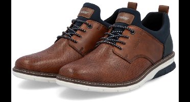 Rieker Heren Instapper Leren Comfort Schoen 14450-22 Brown