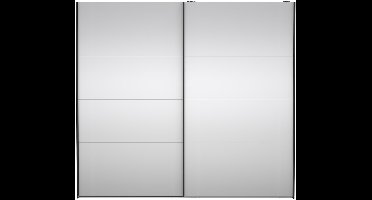 Giga Living Kledingkast Catania - Zwart - Incl. Spiegel Schuifdeuren - 244cm