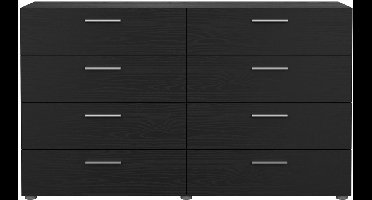 Giga Living Ladekast Pepe - Zwart - 140x40x82cm