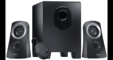 Logitech Z313 Serie - Computerluidsprekers - Subwoofer - Draadbediend - 50W