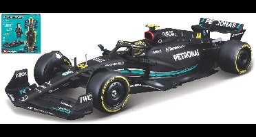 Bburago Mercedes-Benz Amg - Modelauto - Schaal 1:24 - Zwart/Turquoise