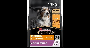 PURINA PRO PLAN Age Defence Senior (7+) - Hondenvoer - Kip - 14 kg