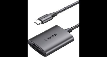 Ugreen CM401 - Kaartlezer - USB-C - Aluminium - Grijs