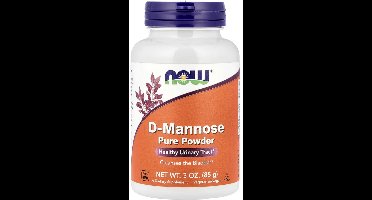 NOW Foods D-Mannose Pure Powder 85g – Blaas & Urinewegen Support – Vegan